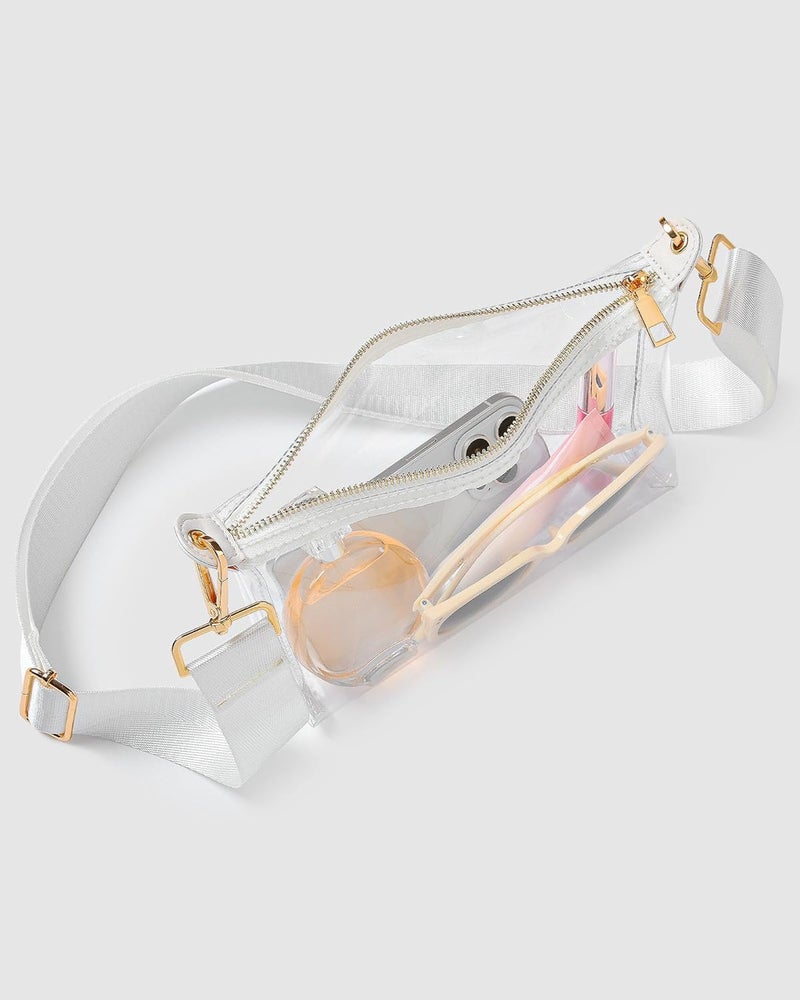 FANGSUN Clear Purse for Women, Clear Crossbody Bag Stadium Approved, Small Transparent Handbag for Concert Event Festival - Image 5